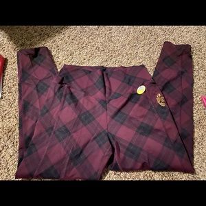 Victoria’s Secret Pink Plaid Leggings